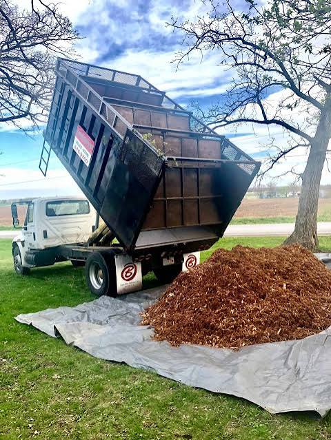 Mulch and gravel delivery